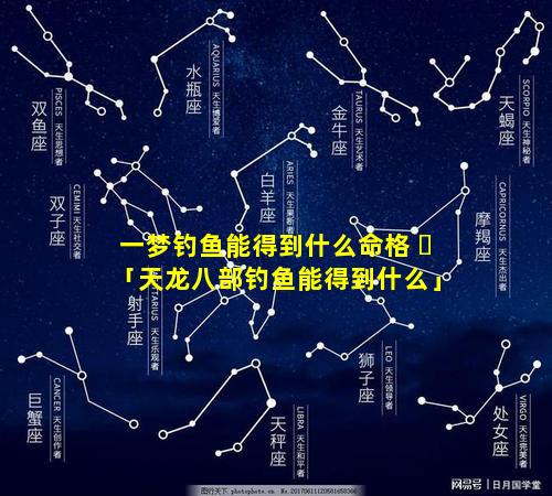 一梦钓鱼能得到什么命格 ☘ 「天龙八部钓鱼能得到什么」